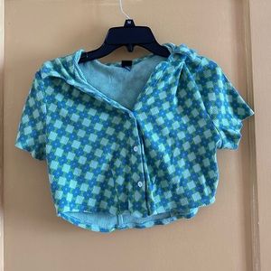 Cropped Wild Fable Button Up